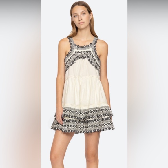 Sea New York Amina embroidered tank dress.  NWT - Picture 1 of 10